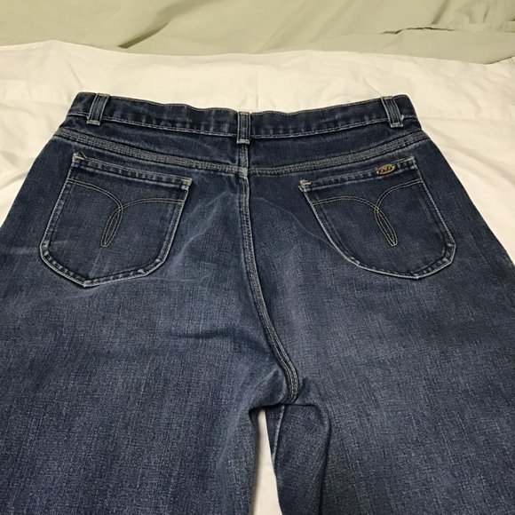 Vintage GWG High Waist Flare Leg Jeans Size 18L - Picture 5 of 10